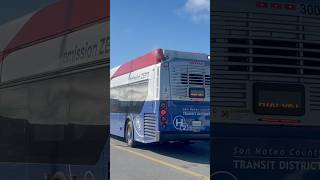 SamTrans 2024 New Flyer Xcelsior XHE40 3009 on SFO Route LOT D [upl. by Flossy166]