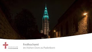 Festhochamt Jahresabschlussmesse im Hohen Dom zu Paderborn [upl. by Teerprug]