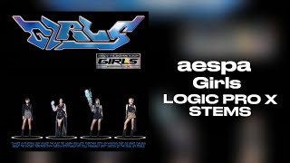 aespa ‘Girls’ Logic Pro X Stems [upl. by Nojid]