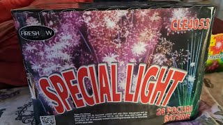 Baterie Fireshow SPECIAL LIGHT 28f 45mm CLE4053 compilatie revelion [upl. by Pressey]