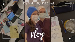 VLOG l 4 Sınıf Diş Hekimliği Günlükleri l Cerrahi stajı ve vizeler [upl. by Eilerua601]