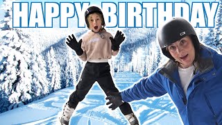 OLIVIAS 9th BIRTHDAY SURPRISES ⛷ 🎭 🎁 Party amp Presents [upl. by Keenan]