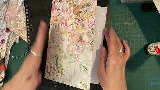 Making a pastel journal from an envelope [upl. by Eiramana]