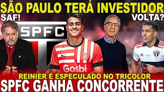 PARA TUDO SPFC TERÁ INVESTIDOR  CASARES SOBRE SAF  IGOR VINICIUS VOLTA  ADIDAS  REINIER [upl. by Orteip]