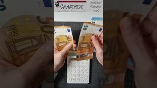 Budgetplanung so viel Geld spare ich budgetieren umschlagmethode shorts asmr cashstuffing [upl. by Ailana]