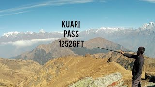 kuari pass trek with India hikes in november2024 [upl. by Imot]