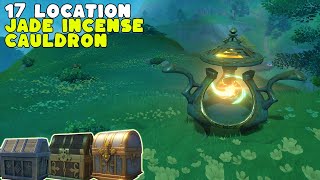 All 17 Jade Incense Cauldron Location  Genshin Impact [upl. by Lebasy902]