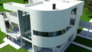 Lee Seng Kiats digital animation of the Saltzman House [upl. by Birecree]