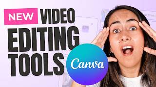 NEW Video Editing Tools in Canva 2024  EASIER THAN EVER [upl. by Ailama]