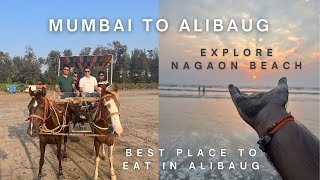 Mumbai to Alibaug by road  Kasturi restaurant Alibaug  Best place to eat in Alibaug  Nagaon beach [upl. by Beaudoin786]