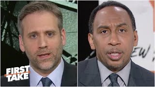 Max Kellerman amp Stephen A discuss Meyers Leonards apology for using antiSemitic slur  First Take [upl. by Yeslah]