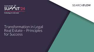 Transformation in Legal Real Estate Principles for Success [upl. by Metsky990]