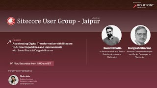 Sitecore User Group Jaipur Meetup On Sitecore 104 New Capabilities and Improvement [upl. by Agan]