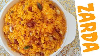 Zarda  Meethe Chawal  Sweet Rice Recipe  Zarda Rice Recipe [upl. by Trebmer]