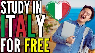 Study in Italy for Free  Scholarships for International Students [upl. by Idnerb]