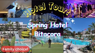 Hotel Tour  Whats inside Spring Hotel Bitacora in Tenerife Spain familyhotel roomtour [upl. by Alister]