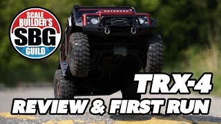 Traxxas TRX 4 Review amp First Run [upl. by Veronike]