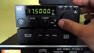 TenTec 1254 Receiver by YS1RS [upl. by Kceb]