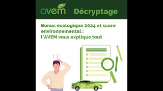 LAVEM décrypte le nouveau bonus écologique [upl. by Notgnirrab]