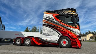 Scania next generation Longline painting [upl. by Kcirderf252]