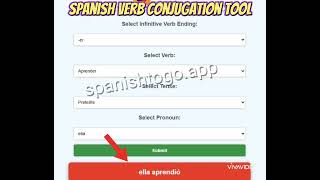 Spanish Verb Conjugation CHART by Spanish to Go [upl. by Trumaine]