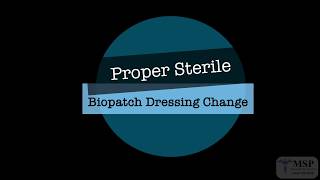 Proper Sterile Biopatch Dressing Change [upl. by Catharina]