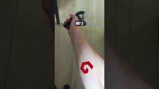 Forearm veins tutorial⚠️ force grip handgriper forearms fyp [upl. by Sumer956]