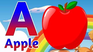 A For Apple B For Ball I Abcd Song I Abcd Rhymes IAbc Song Nursery Rhymes  Alphabets 02 [upl. by Eillehs]