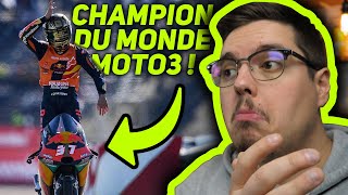 LE NOUVEAU CHAMPION DU MONDE MOTO3  HISTORIQUE  Récap Portimao 2 [upl. by Genovera]