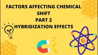 Part 2 Hybridization Factors effecting chemical shift in NMR spectroscopy in UrduHindi [upl. by Yemrots]