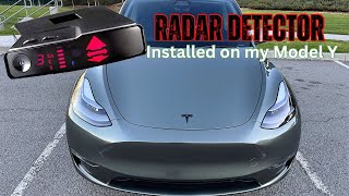 Installed a Radar Detector on my Tesla Model Y [upl. by Marlen]