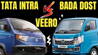 Caravan🚘 under10Lakh  Mahindra Veero vs Tata Intra vs Bada Dost [upl. by Euqinomad]