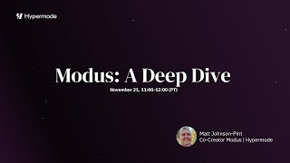 Modus Deep Dive [upl. by Dorine]