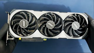 MSI GeForce RTX 4070 SUPER 12G VENTUS 3X OC📦UNBOXING ASMR 4K [upl. by Innavoig]