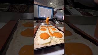 Vodka sauce UPSIDE DOWN PIZZA pizza lasvegas foodchallenge [upl. by Tyrrell]