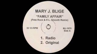 Mary J Blige  Family Affair Pete Rock Remix [upl. by Oirad]