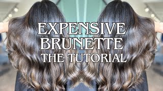 The Expensive Brunette  How to Blend Seamlessly For a Milk Chocolate Balayage [upl. by Templa892]