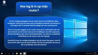 Hoe log ik in op mijn router [upl. by Ecnal783]