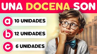 25 PREGUNTAS DE PRIMARIA  CULTURA GENERAL Con Opciones [upl. by Ecirad]