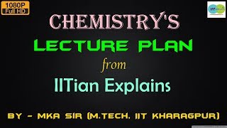 Lectures Plan from IITian Explains  Chemistry  Explained by MKA Sir  Jee Mains Advanced  NEET [upl. by Aslam]