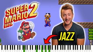 This Mario 2 Theme Is An ENTIRE Jazz Piano MASTERCLASS [upl. by Negyam]