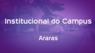 Que curso eu faço Conheça o campus Araras da UFSCar [upl. by Narda322]