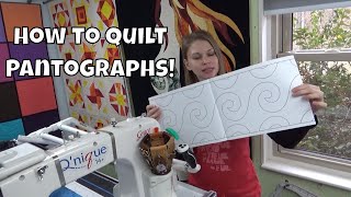 How to Quilt with Pantograph Designs on a Longarm Quilting Frame [upl. by Eneluj470]