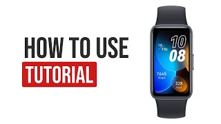 Huawei Band 8  How to Use  Tutorial  Review [upl. by Adley794]