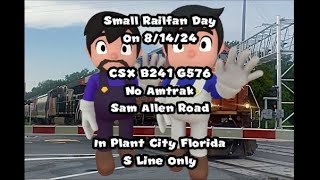 Small Railfan Day On 81424 In PC Florida [upl. by Nelsen]