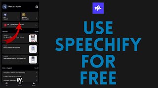 How to Use Speechify for Free 2024  Text to Speech AI [upl. by Weinshienk]