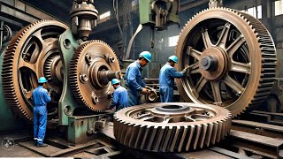 Huge Machinery Paper Mill Industrial Gear Girari Manufacturing Process In The Largest Factory [upl. by Alvira]