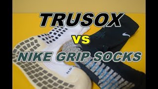 TRUSOX vs NIKE GRIP SOCKS  EK18VLOG62 [upl. by Isnam]