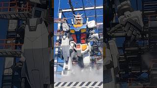 15x speed Gundam Factory Yokohama ガンダム 動くガンダム ガンダムファクトリー横浜 実物大 TheBeyond ライブカメラ GUNDAM [upl. by Ariad605]