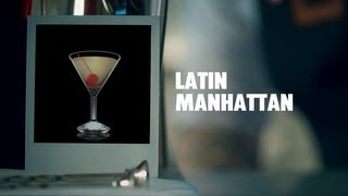 LATIN MANHATTAN DRINK RECIPE  HOW TO MIX [upl. by Hctud778]